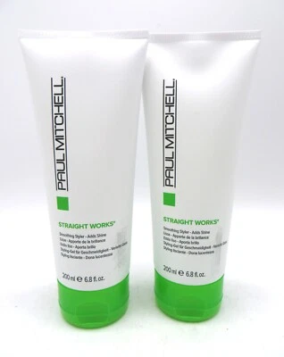PAUL MITCHELL STRAIGHT WORKS SMOOTHING STYLER 6.8 OZ (Lot of 2) - Image 1 of 2