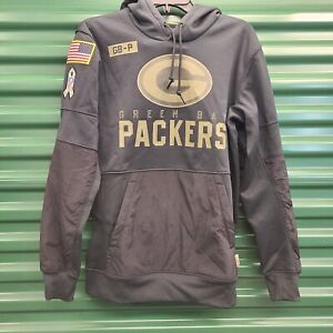 Nike NFL Green Bay Packers Salute To Service Hoodie NKDY-00A  Men’s Small  NWT