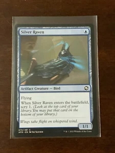 Magic the Gathering Adventures in Forgotten Realms Silver Raven - Picture 1 of 2