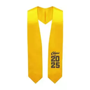 Endea Graduation Gold Class of 2025 Graduation Stole/Sash - Picture 1 of 10