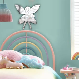 Children Kids Nursery Acrylic Wall Mirror Safe Strong Shatter Resistant Fairy - Picture 1 of 5