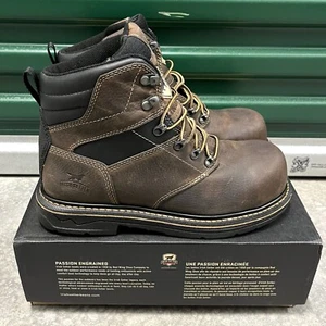 Botas de trabajo Irish Setter Red Wing Farmington Safety King Toe 6" para hombre talla 9,5 EE - Imagen 1 de 10