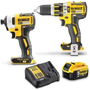 2 Piece DEWALT 18V Brushless Cordless 5Ah Combo Kit Hammer Drill Impact Driver - Picture 1 of 5