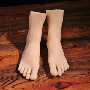 Mannequin Feet Female One Legs Display Model Lifelike Silicone Left Or Right - Picture 1 of 8
