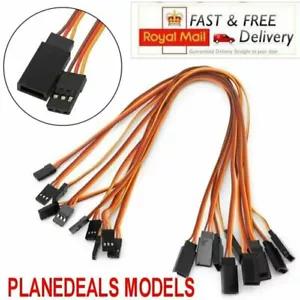 5 x 30 cm 300 mm RC Servo Cables de Extensión Universal JR Spektrum Futaba Hitec v - Imagen 1 de 1