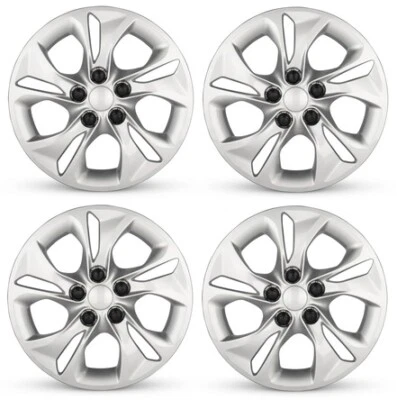 Tapacubos para Chevrolet Cruze 2019 llanta de plástico plateado de 15 pulgadas Foto 1 de 4