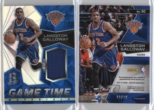 2015 Panini Spectra Game Time Materials Silver Prizm /49 Langston Galloway #50