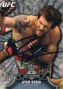 Ryan Bader Signed 2012 Topps UFC Bloodlines Card #46 PSA/DNA COA Autograph 174 - Picture 1 of 24