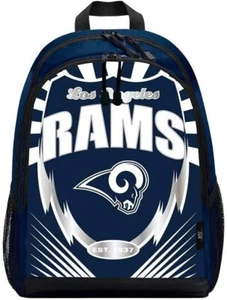 NFL Los Angeles Rams lightning Backpack, Team Colors Large Size School Bag - Picture 1 of 4