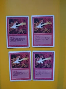 MTG Card. Firebreathing Playset Enchant Revised Old Vintage Magic as pics - Picture 1 of 8