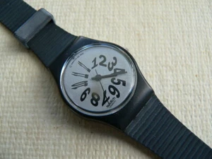 Orologio swatch donna vintage 1990 Black Night LB127. - Foto 1 di 3