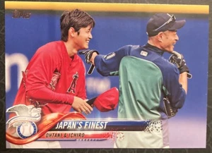 Tarjeta de novato Shohei Ohtani 2018 Topps Update Japan's Finest ICHIRO #us153 (5871) - Imagen 1 de 2