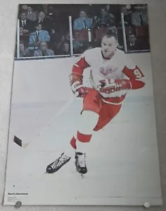 Gordie Howe Red Wings 1970 Original Vintage Sports Illustrated Poster 24 x 36 - Picture 1 of 4