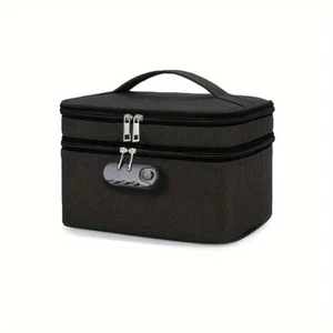 Empty Medicine Organizer And Storage Bag, Family First Aid Kit,(Black) - Picture 1 of 4