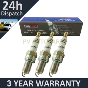 3X IRIDIUM TIP SPARK PLUGS FOR SUZUKI ALTO V 1.0 2009 ONWARDS - Picture 1 of 1