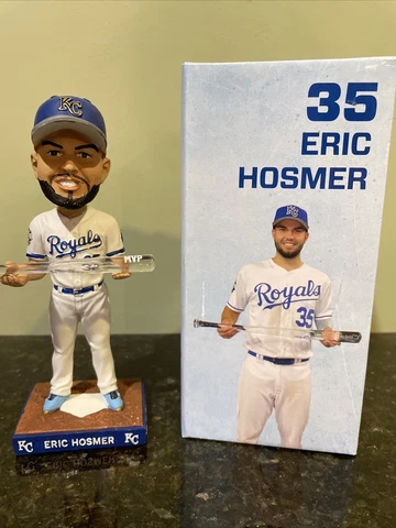 2016 Kansas City Royals Eric Hosmer All Star MVP Bobblehead in Box Season Ticket Cover