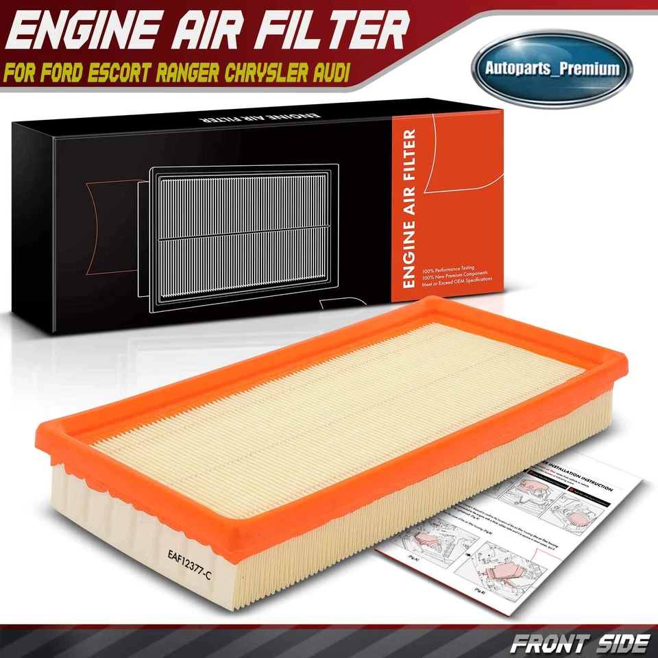 Воздушный фильтр двигателя для Audi 4000 Fox Ford Escort EXP Ranger Chrysler Laser Dodge - Изображение 1 из 4