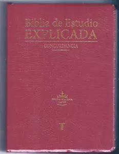Biblia de Estudio Explicada Concordancia - Spanish-Vinyl Bound-Reina Valera 1960 - Bild 1 von 6