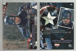 2014 UD Captain America: The Winter Soldier SILVER FOIL "Parallel" Base Card #15 - Picture 1 of 1