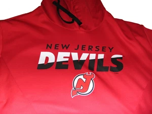 Mens New Jersey NJ Devils Hockey ( 4XL B&T ) Pullover Hoodie-Excellent Condition - Picture 1 of 9