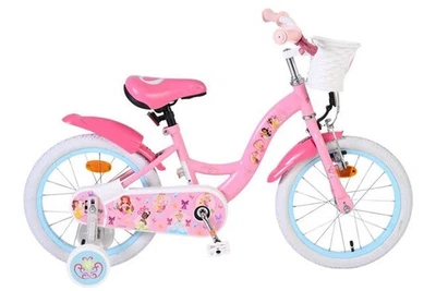Volare Disney Princess Kinderfahrrad - Mädchen - 16 Zoll - Rosa - Bild 1 von 4