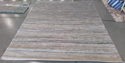 IVORY / SILVER 8'-0" x 10'-0" Back Stain Rug, Reduced Price 1172776924 ADR113B-8 - Image 1 of 4