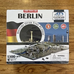 City of Berlin History Over Time 4D Cityscape Time Puzzle 1300 Pieces Sealed. - Picture 1 of 4