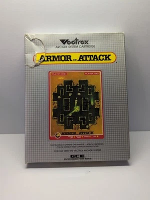Armor Attack for Vectrex — Tested AUTHENTIC GCE GAME BOX OVERLAY TRAY FAST!  - Image 1 of 4