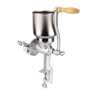 Manual Grain Grinder Hand Crank Grain Mill Table Clamp Corn Grinder Mill Cast... - Picture 1 of 8