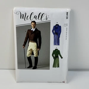 Cutaway Jacket Tailcoat Mens Costume Cosplay Size 38-44 UNCUT Pattern m8135 - Picture 1 of 2