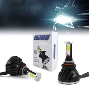 9006 HID SMD COB LED Canbus Headlight/Fog Light Bulb 6000K 4000LM 40W PAIR - Picture 1 of 12