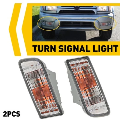 Luz de señal de giro del parachoques delantero izquierda y derecha para Toyota 4Runner 1998-2002 Foto 1 de 4