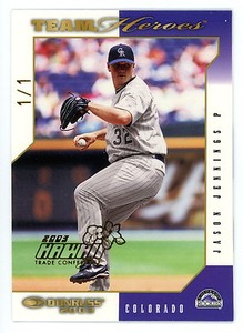 2003 Donruss Team Heroes Hawaii Trade Conference Jason Jennings 1/1 (Glossy)