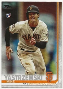 Tarjeta de novato base Mike Yastrzemski 2019 Topps Update #US245 Giants RC - Imagen 1 de 1