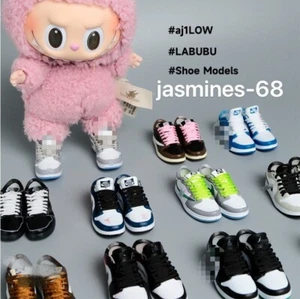 Cute Mini Shoes for POP MART The Monsters Labubu Doll A Pair of Shoes No Toy New - Picture 1 of 26