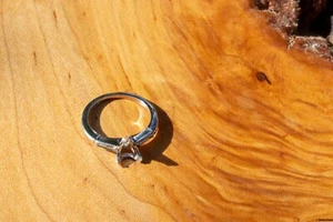 Two-Stone 14k Gold Diamond Ring - A Beautiful Choice for Size 4 - Picture 1 of 7
