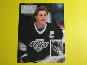 Vintage WAYNE GRETZKY First Issue Beckett Card Price Guide Magazine 1990 1st - Picture 1 of 4