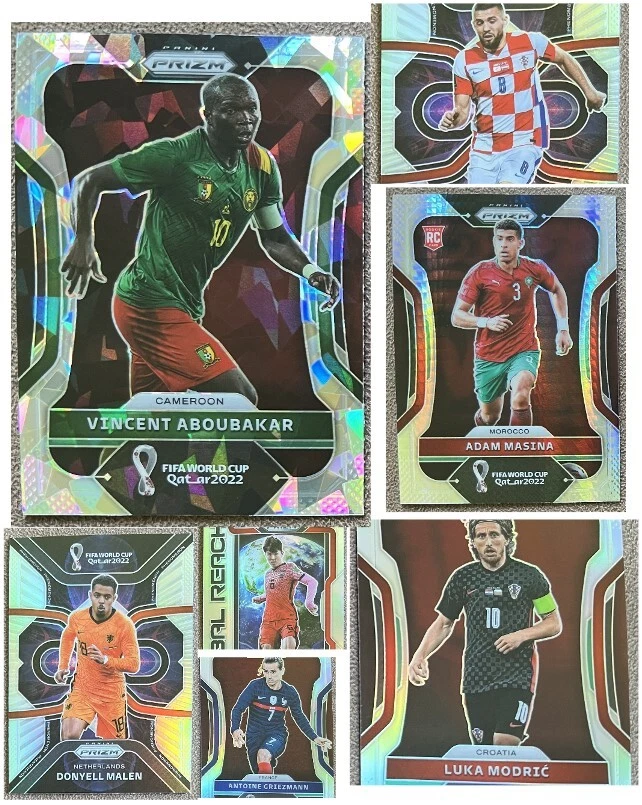 2022 Panini Prizm FIFA World Cup Qatar Silver Parallels Inserts Rookies Choose! - Image 1 of 1