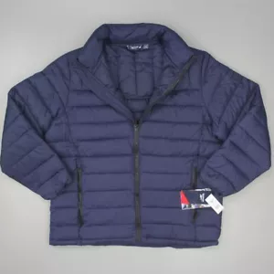 Reebok Men's Puffer Coat Jacket Size 2XL Navy Insulated NWT - Picture 1 of 9