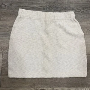 VTG St. John Collection Knit Nubby Pencil Skirt in Cream SZ 14 - Picture 1 of 5