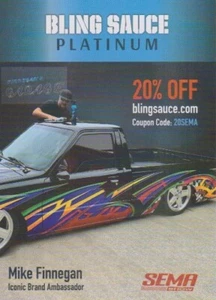 2023 MIKE FINNEGAN Bling Sauce Roadkill SEMA Show Promo Handout - Picture 1 of 2