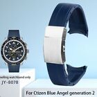 Silicone Watch Strap Fit For Citizen Blue Angel 2nd Generation JY8078 Watchband