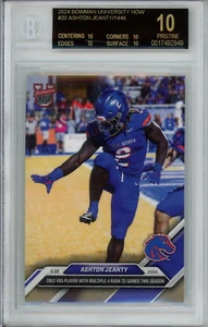 BGS 10 ASHTON JEANTY BLACK LABEL 2024 BOWMAN U Now College Foootball /1446 4TDs - Picture 1 of 2