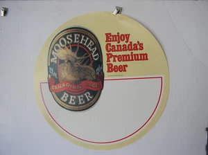 Elchkopf Bier Fenster Poster N O S 18 cm - Bild 1 von 1