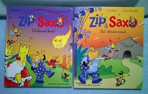 2 Zip & Saxo WRITTEN IN GERMAN by Carl Norac & David Merveille Hardcover - Imagen 1 de 7