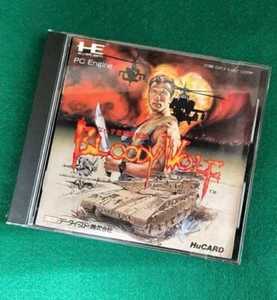 PC Engine Bloody Wolf Shoot 'em up software de videojuego versión japonesa Trabajo probado - Imagen 1 de 12