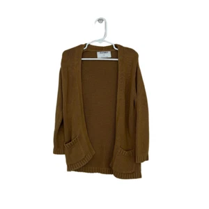 Old Navy Kids knitted open cardigan tan 5T pockets - Picture 1 of 3