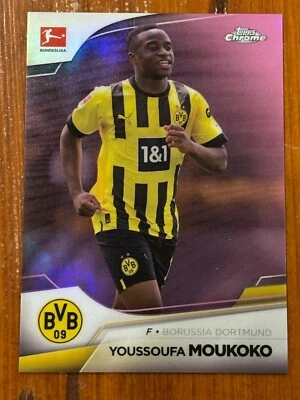 2022-23 Topps Chrome Bundesliga Numbered Refractors Pick your card - Image 1 of 2