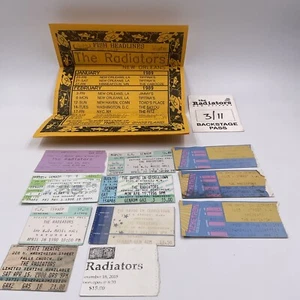 The Radiators Konzertticket Stub Collection Backstage Pass Collection - Bild 1 von 6