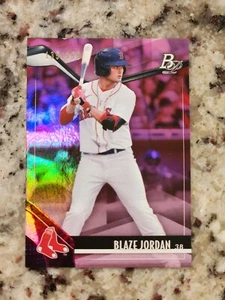 2021 Bowman Platinum Top Prospects Pink /199 Blaze Jordan #TOP-9 - Bild 1 von 2